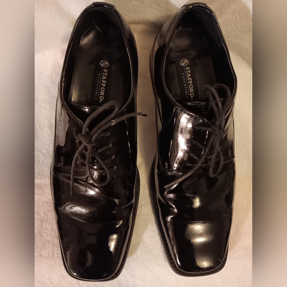 Mens Stafford Tuxedo Dress shoes 12M